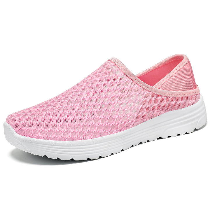 Damen nan atmungsaktive Mesh-Slip-On Clog-Sneaker mit Memory-Fußbett und dämpfender EVA-Sohle Drune