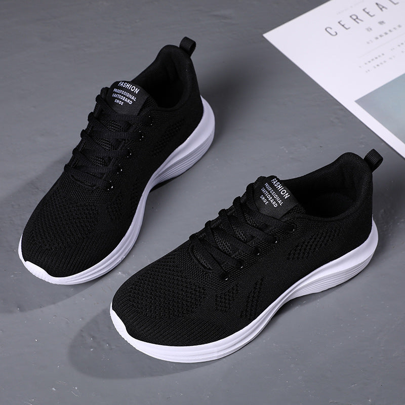 Damen nan leichte Laufschuhe mit atmungsaktivem Strickobermaterial und viskoelastischer Komfortsohle Drune