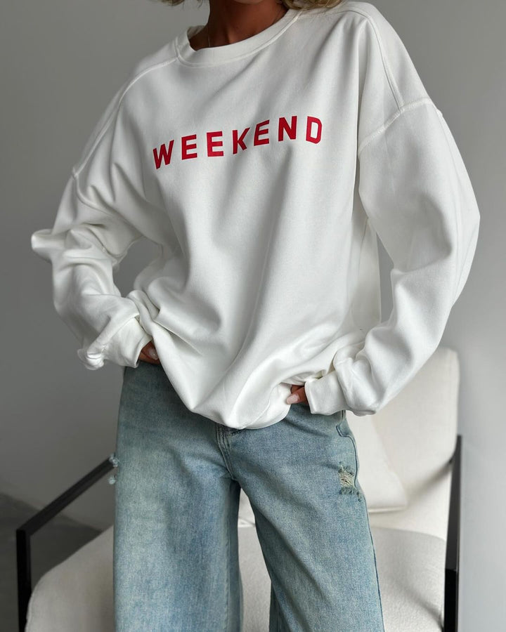 Damen Oversized Sweatshirt Drune