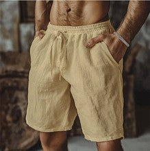 Drune | Herren-Schnürshorts aus Baumwolle