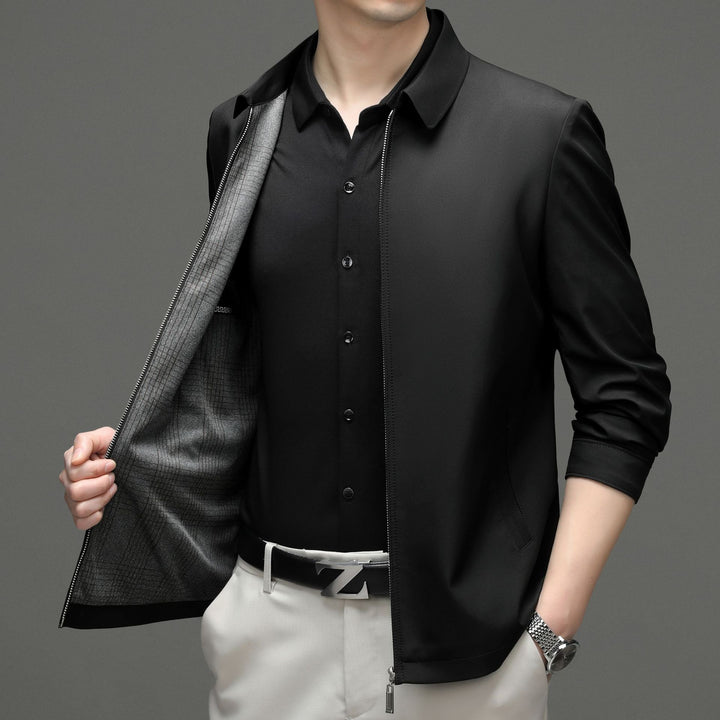 Herren Übergangsjacke mit modernem Schnitt und elastischen Bündchen Drune