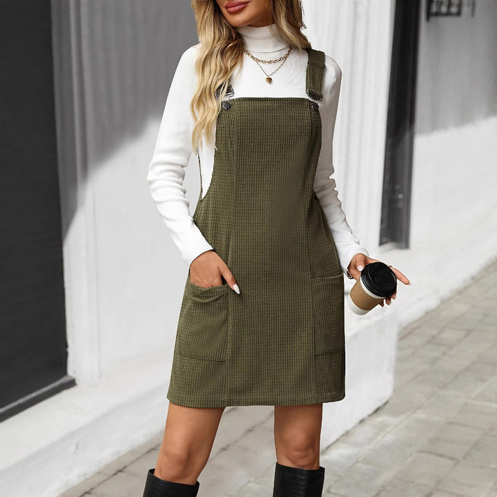 Damen Latzkleid aus hochwertigem Kord Drune