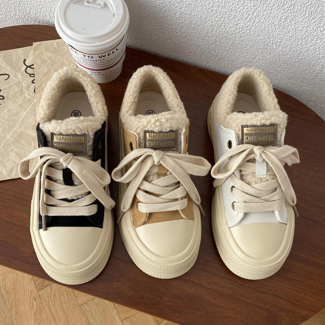 Damen Bequeme Sneakers mit kuscheligem Innenfutter und strapazierfähiger Sohle Drune