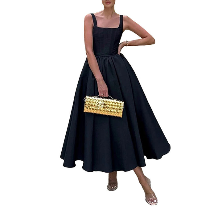 Damen Elegantes Ballkleid mit einem taillierten Oberteil und weichem, schwingendem Rock Drune