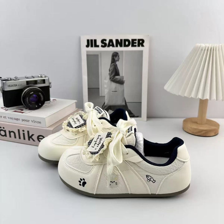 Damen Sneakers mit verspieltem Tierdesign und bequemer Sohle Drune