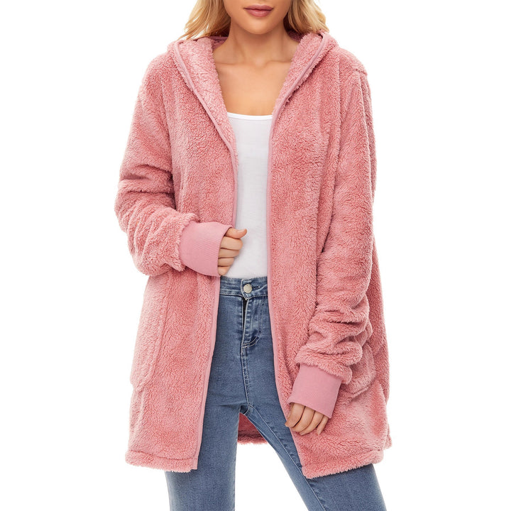 Damen weicher Fleece-Mantels Drune