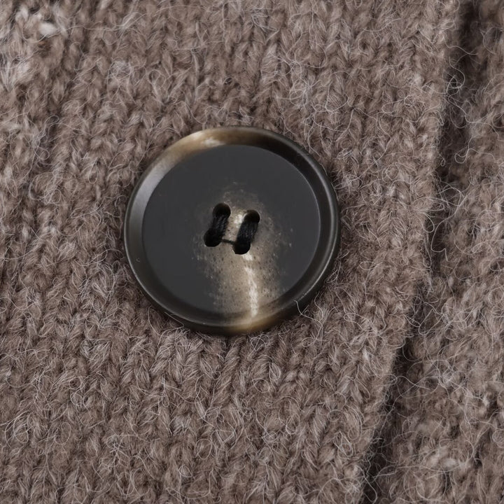 Damen Gemütlicher Strickcardigan mit traditionellen Mustern Drune