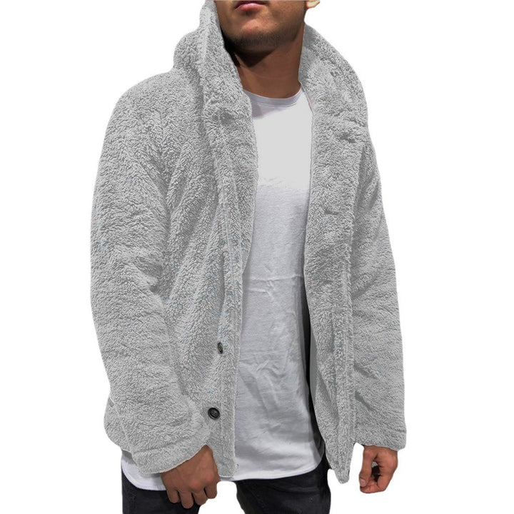 Herren kuschelige Fleecejacke Drune