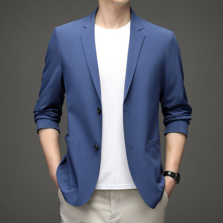 Herren modischer Blazer mit elastischem Material und stilvollen Details Drune