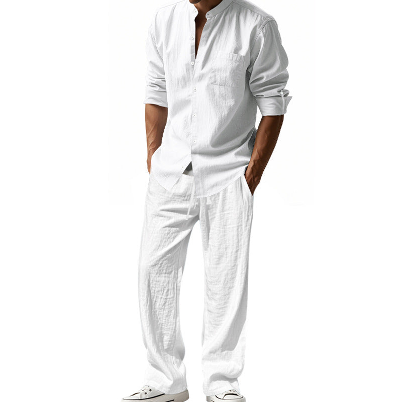 Herren lässiges Oberteil und lockere Hose Set Drune