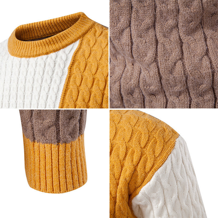Herren modischer Strickpullover mit einzigartigem Muster und hohem Tragekomfort Drune