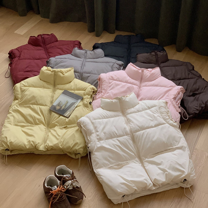Damen Wattierte Freizeitjacke mit hohen Taschen und durchgehendem Reißverschluss Drune