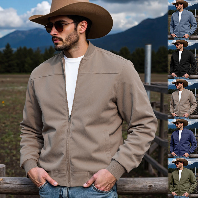 Herren Flugjacke aus hochwertigem Wildleder Drune
