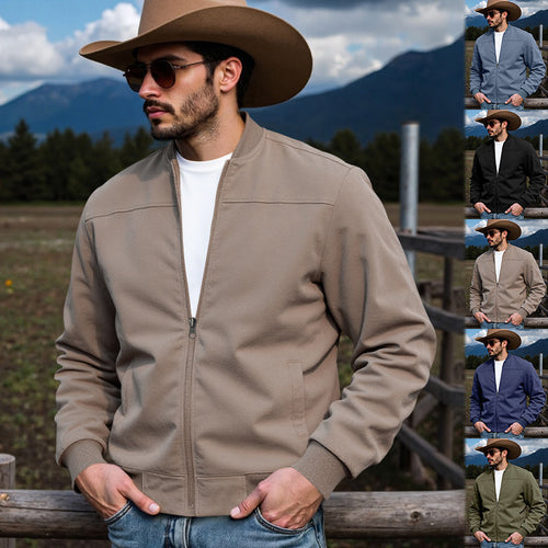 Herren Flugjacke aus hochwertigem Wildleder Drune