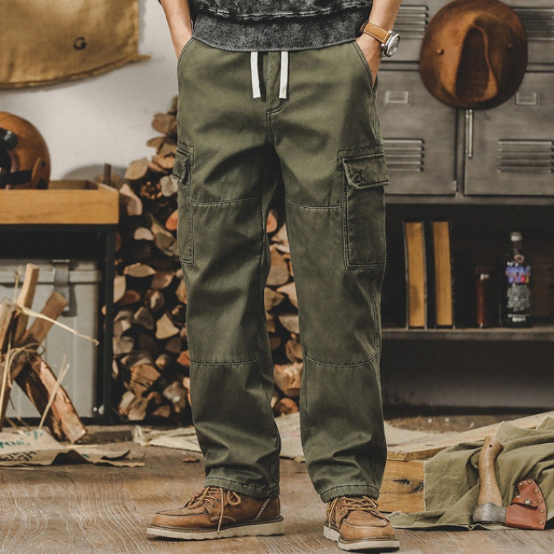 Herren Cargo-Hosen mit multifunktionalen Taschen und robustem Material Drune