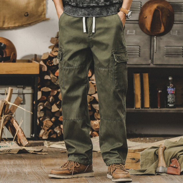 Herren Cargo-Hosen mit multifunktionalen Taschen und robustem Material Drune