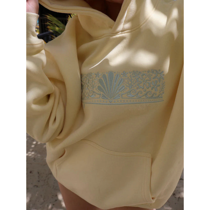 Damen Oversized Kapuzenpullover mit kreativer Grafik und bequemer Passform Drune