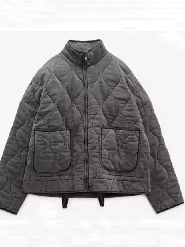 Drune | Oversized gesteppte Jacke - Bomberstil