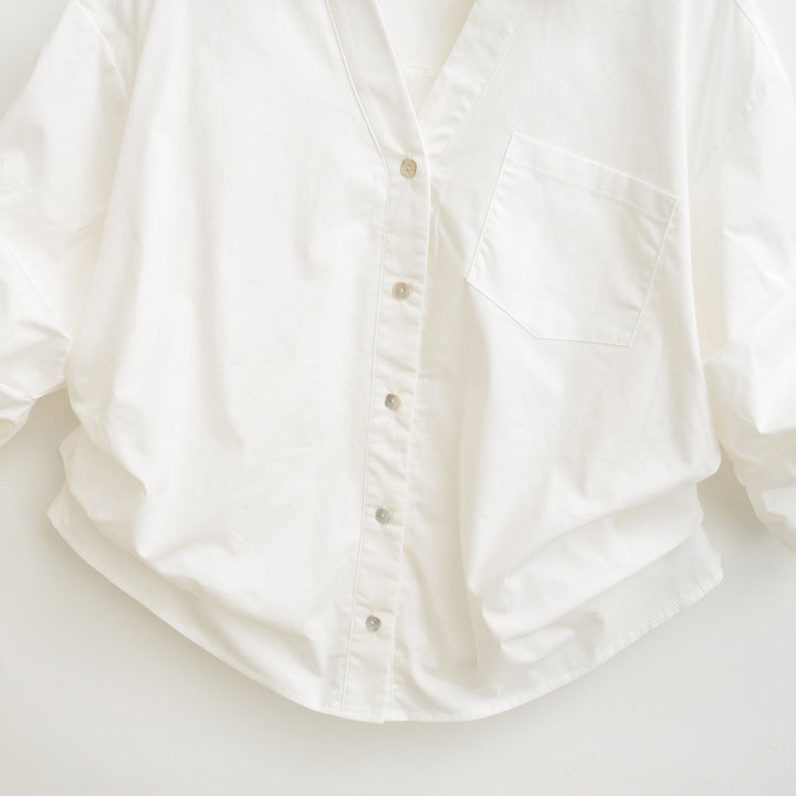Damen lässige Oversize-Bluse Drune