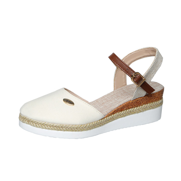 Damen Espadrilles mit eleganter Schnalle Drune