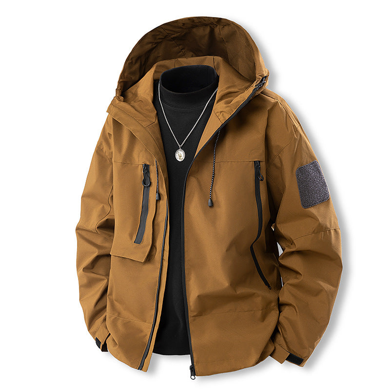 Herren wasserdichte Outdoorjacke Drune