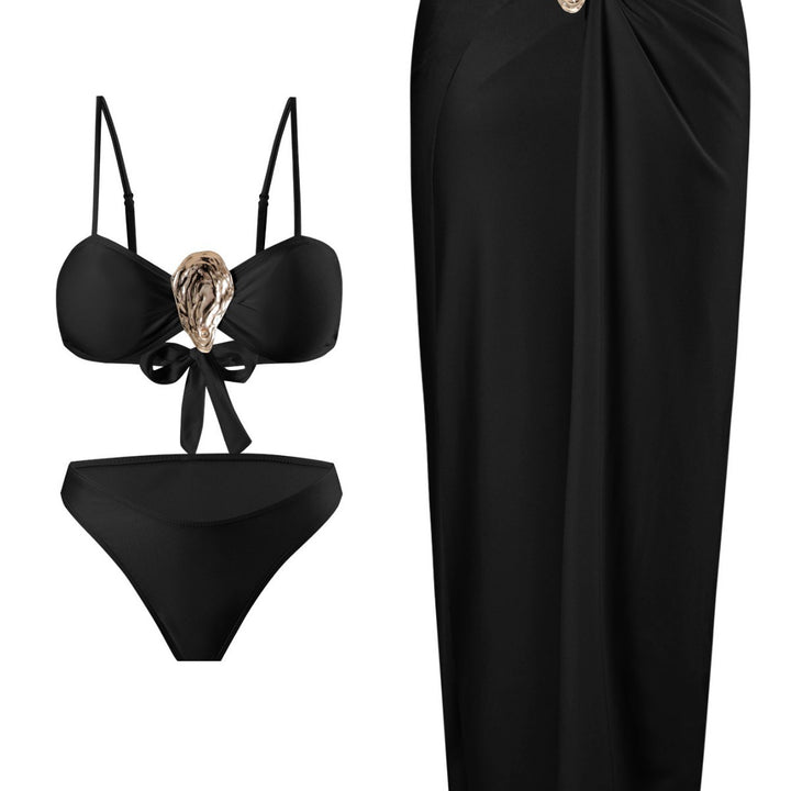 Damen Bikini-Set mit elegantem Wickelrock Drune