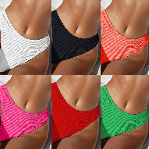 Damen Hochgeschnittener Bikini mit strukturiertem Design Drune