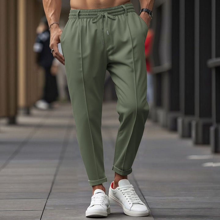 Herren lässige Jogginghose mit elastischem Bund und praktischen Seitentaschen Drune