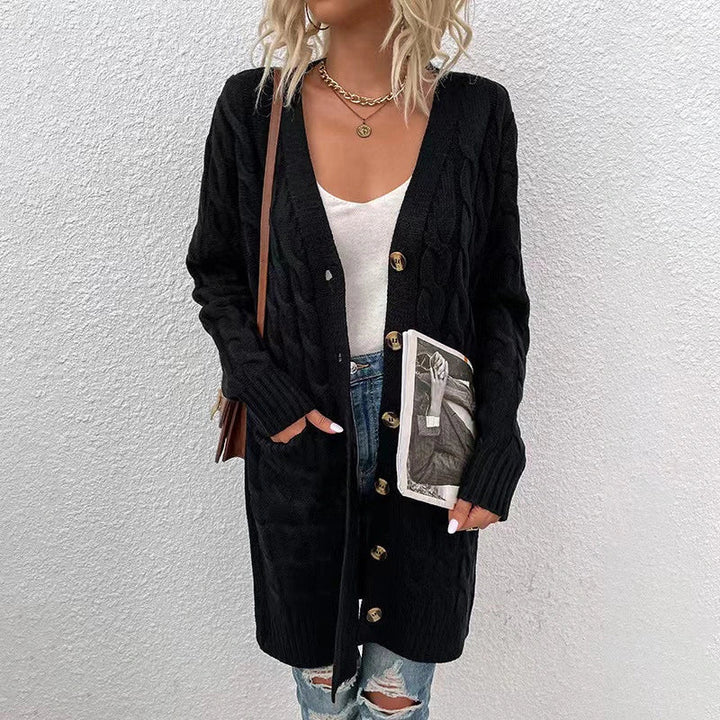 Drune | Klassische und Bequeme Allgemeine Strickjacke