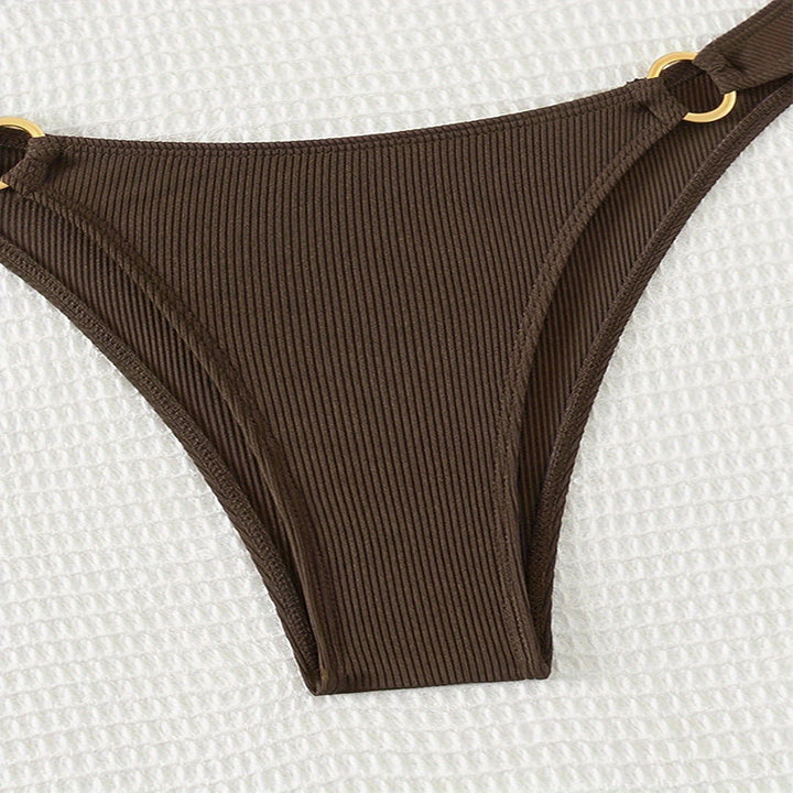 Damen Triangel-Bikini mit luxuriösen Ringen und modischem Schnitt Drune