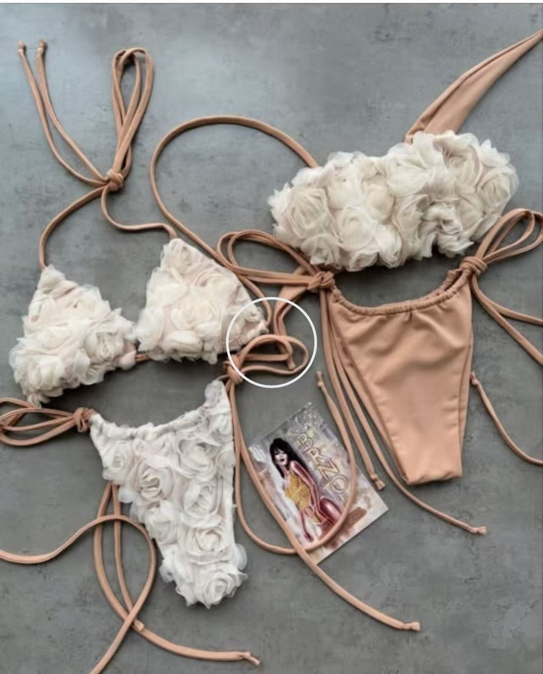 Damen Bikiniset mit floralem Design Drune