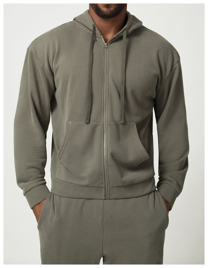 Herren Kapuzenjacke mit weichem Innenfutter und praktischen Taschen Drune