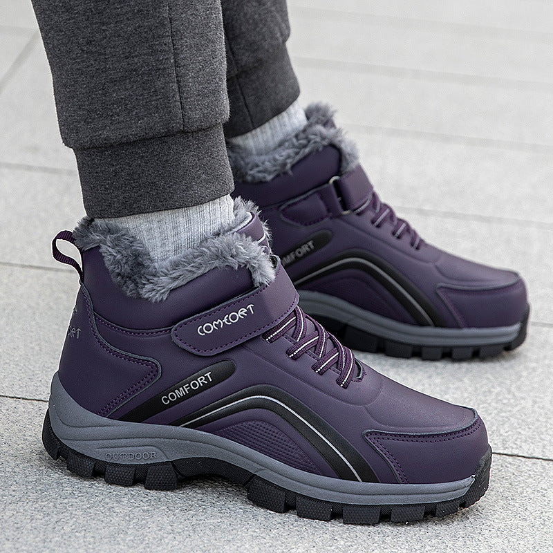 Damen wasserfeste Winterstiefel mit isolierendem Futter und rutschfester Sohle Drune