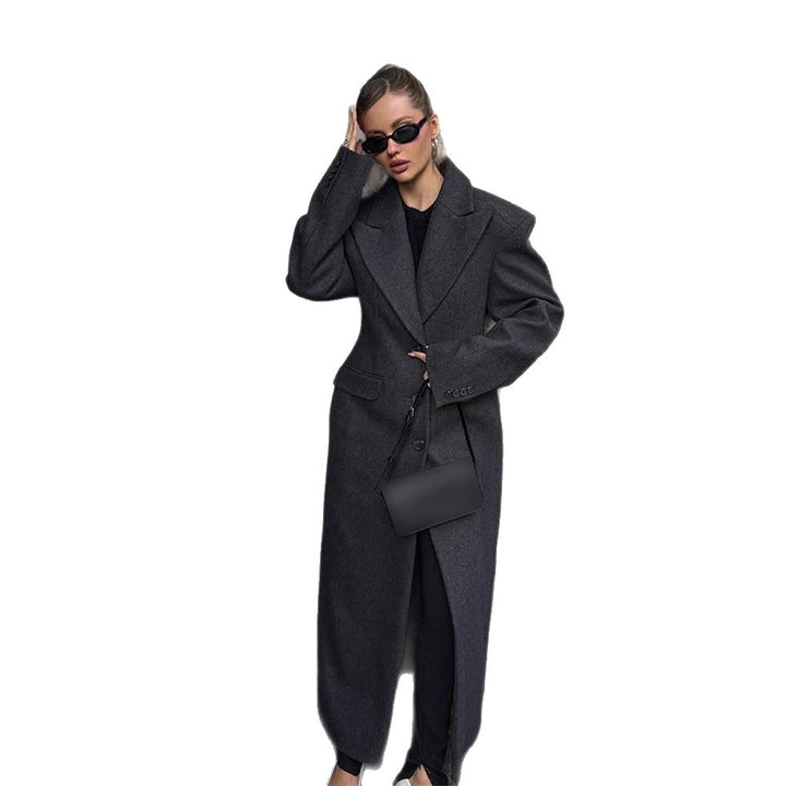 Damen eleganter Oversized-Mantel Drune