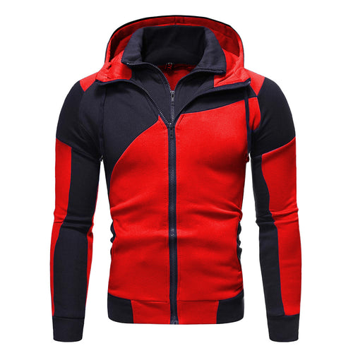 Damen Sportliche Kapuzenjacke mit hohem Kragen und praktischen Reißverschlusstaschen Drune