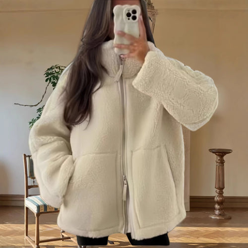 Damen gemütliche Fleecejacke Drune