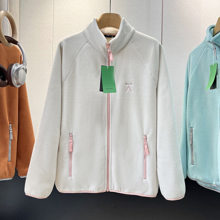 Damen weiche Fleecejacke mit praktischem Reißverschluss Drune