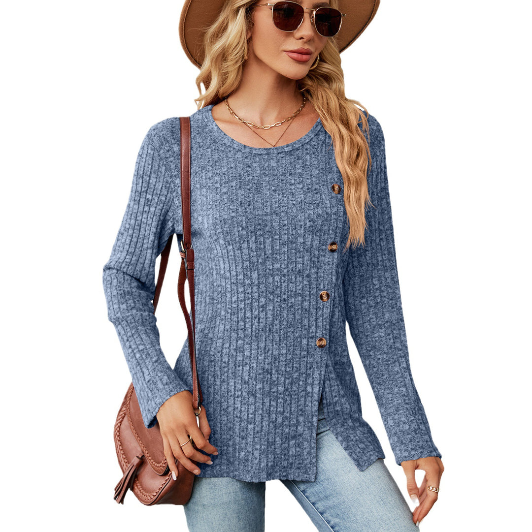 Damen Langärmliges Strickoberteil Drune