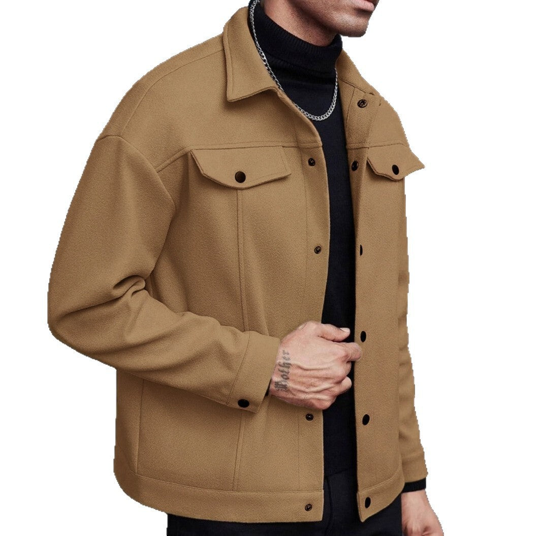 Herren moderne Freizeitjacke im lässigen Schnitt Drune
