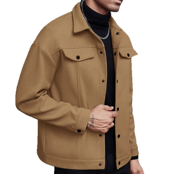 Herren moderne Freizeitjacke im lässigen Schnitt Drune