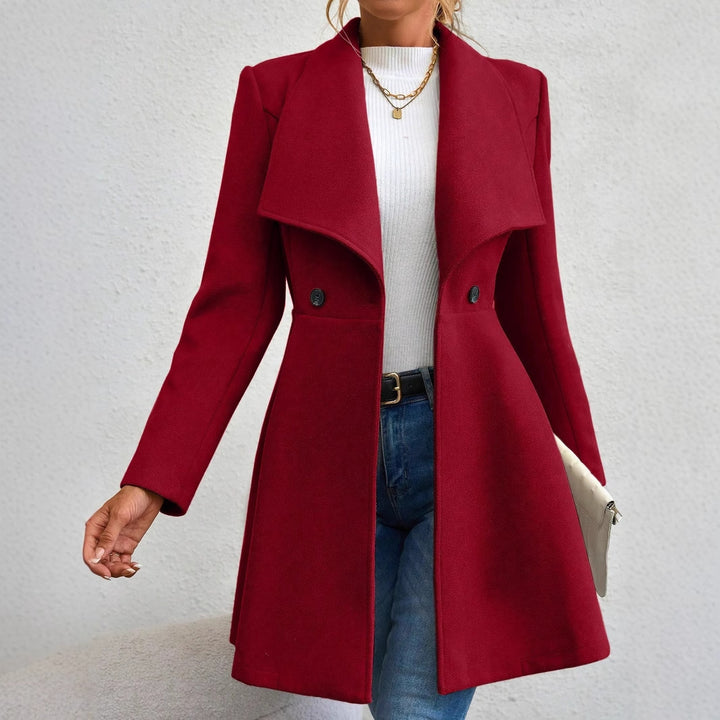 Damen Trendige Finelapel-Manteljacke Drune