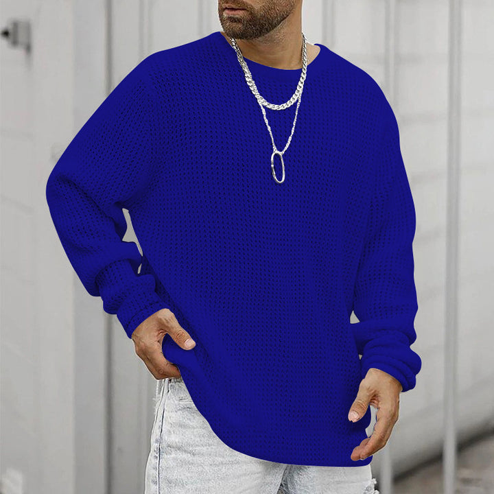 Herren Grobstrickpullover mit modernem Schnitt und kuscheligem Innenfutter Drune