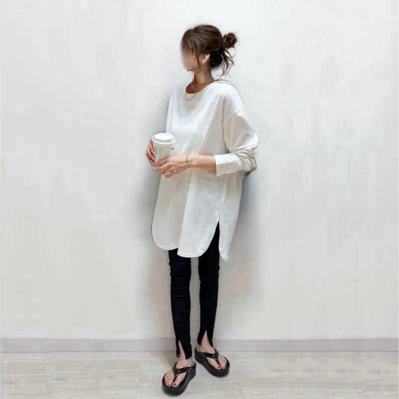 Damen Langarmshirt mit moderner asymmetrischer Schnittführung Drune