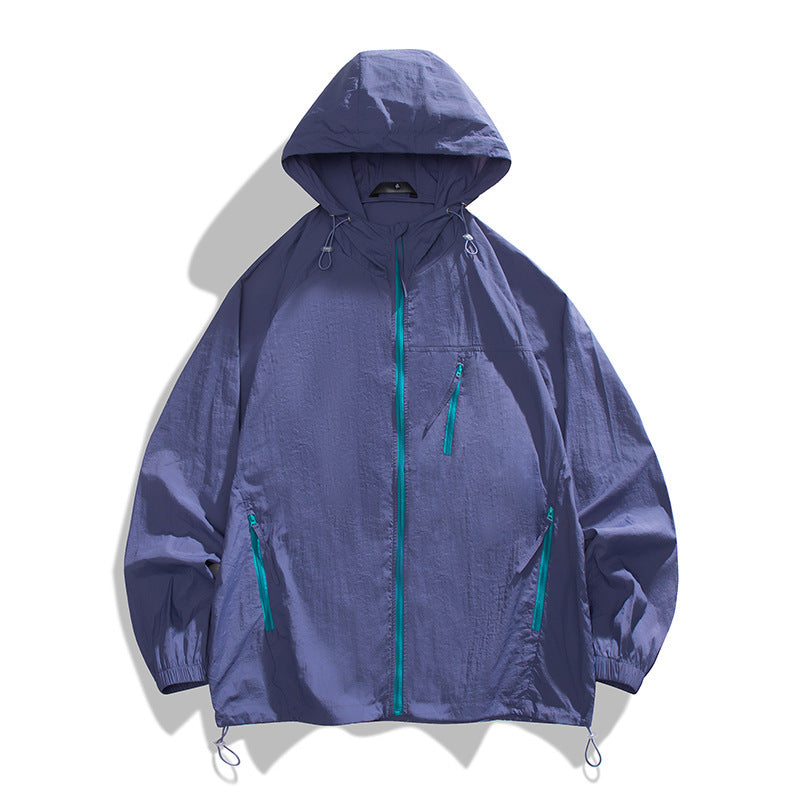 Herren leichtgewichtige Windjacke mit praktischen Taschen und atmungsaktiven Eigenschaften Drune