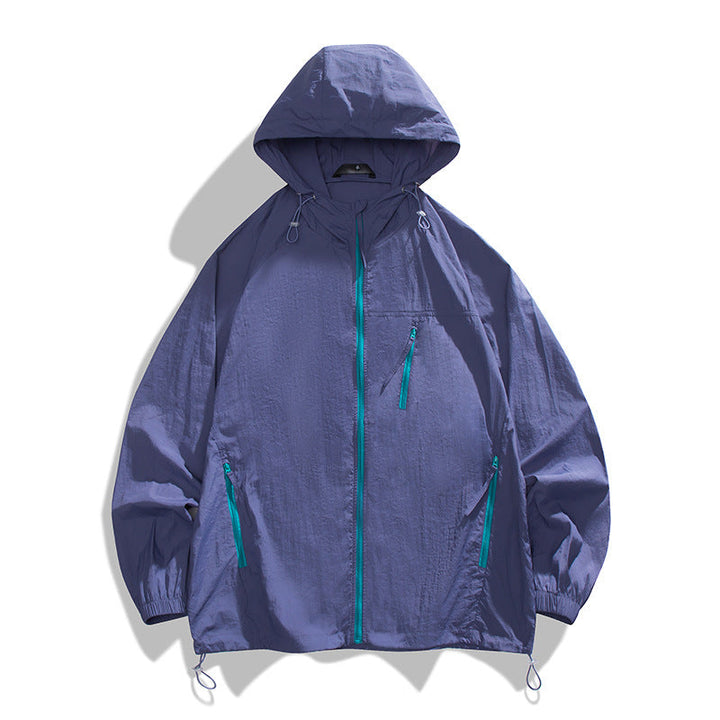 Herren leichtgewichtige Windjacke mit praktischen Taschen und atmungsaktiven Eigenschaften Drune