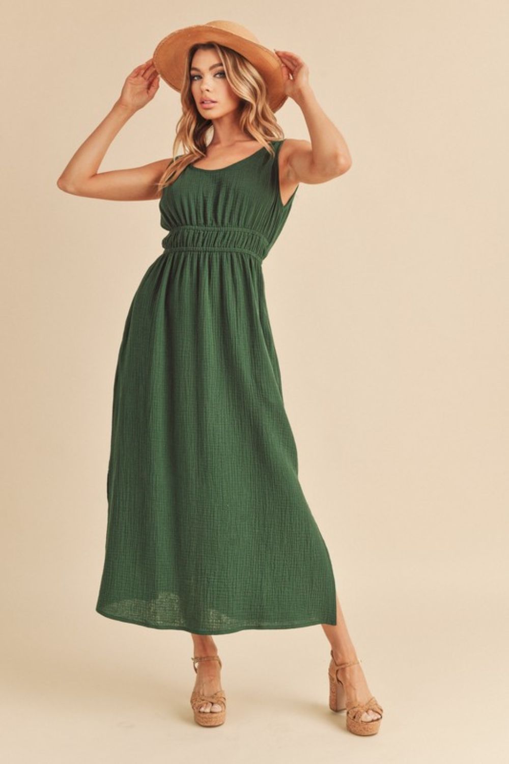 Damen Maxikleid Drune