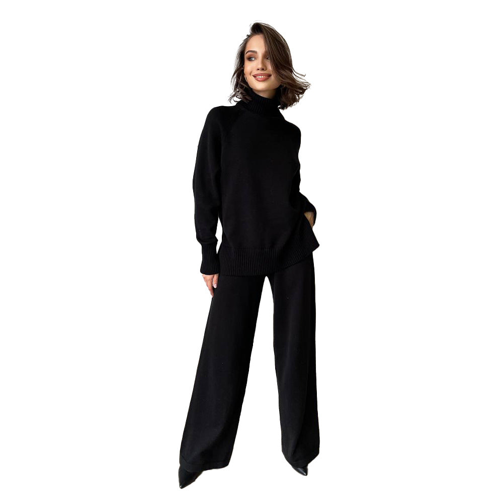 Damen Bequeme und elegante Strickanzug Drune