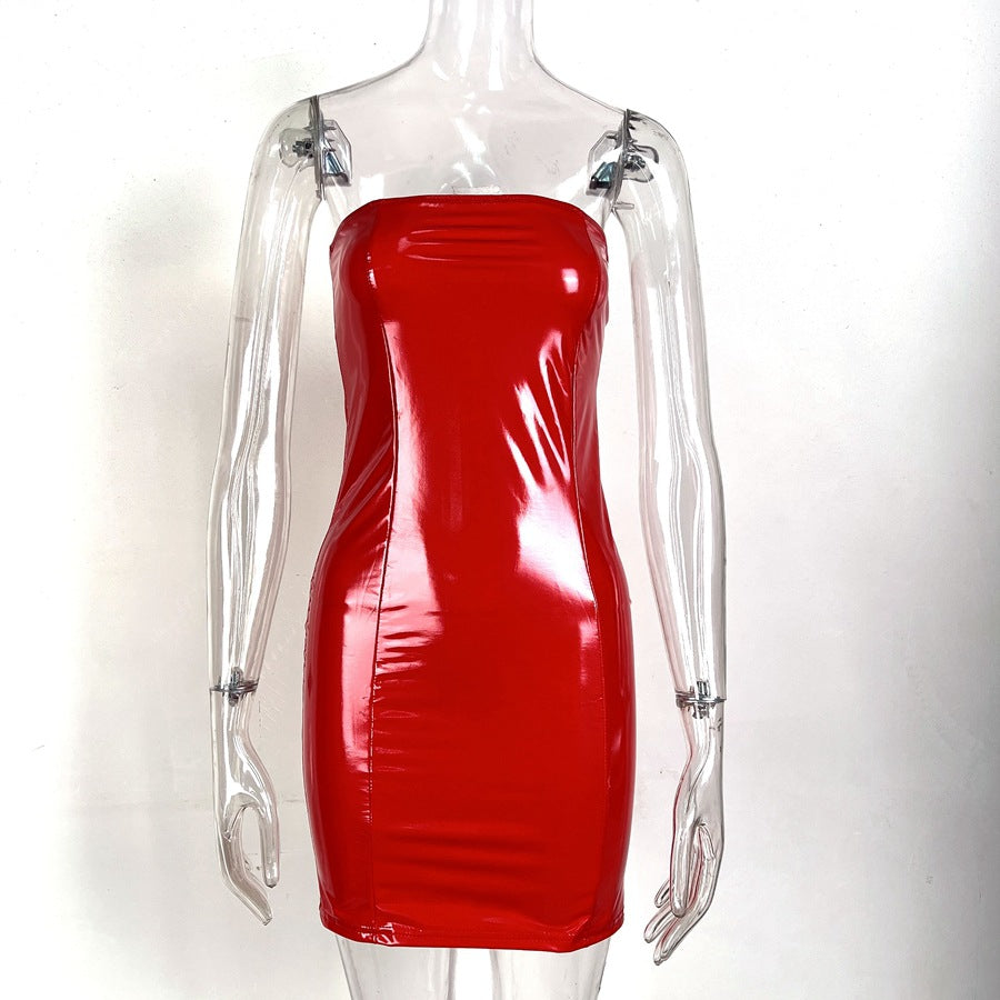 Drune | Exponierte Brust Taille sammelndes Bodycon Kleid