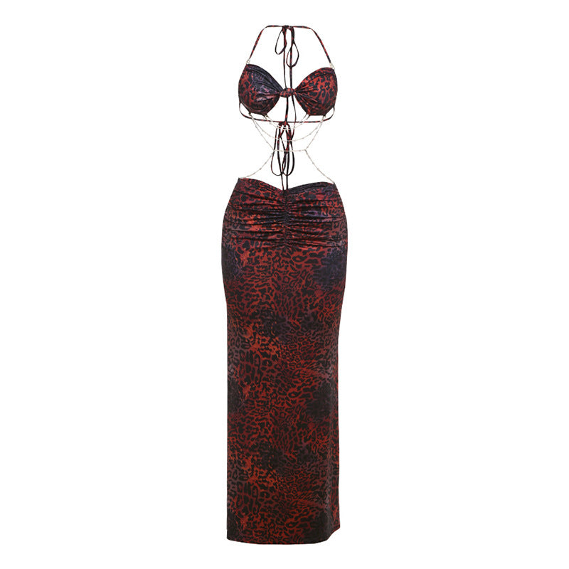 Damen Bikini Set mit elegantem Wickeldesign und floralem Muster Drune