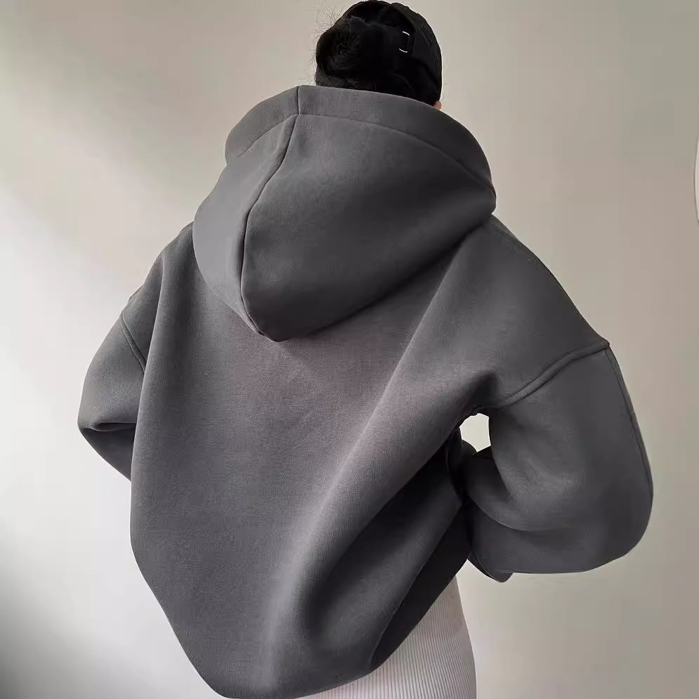 Damen Oversized Kapuzenpullover Drune